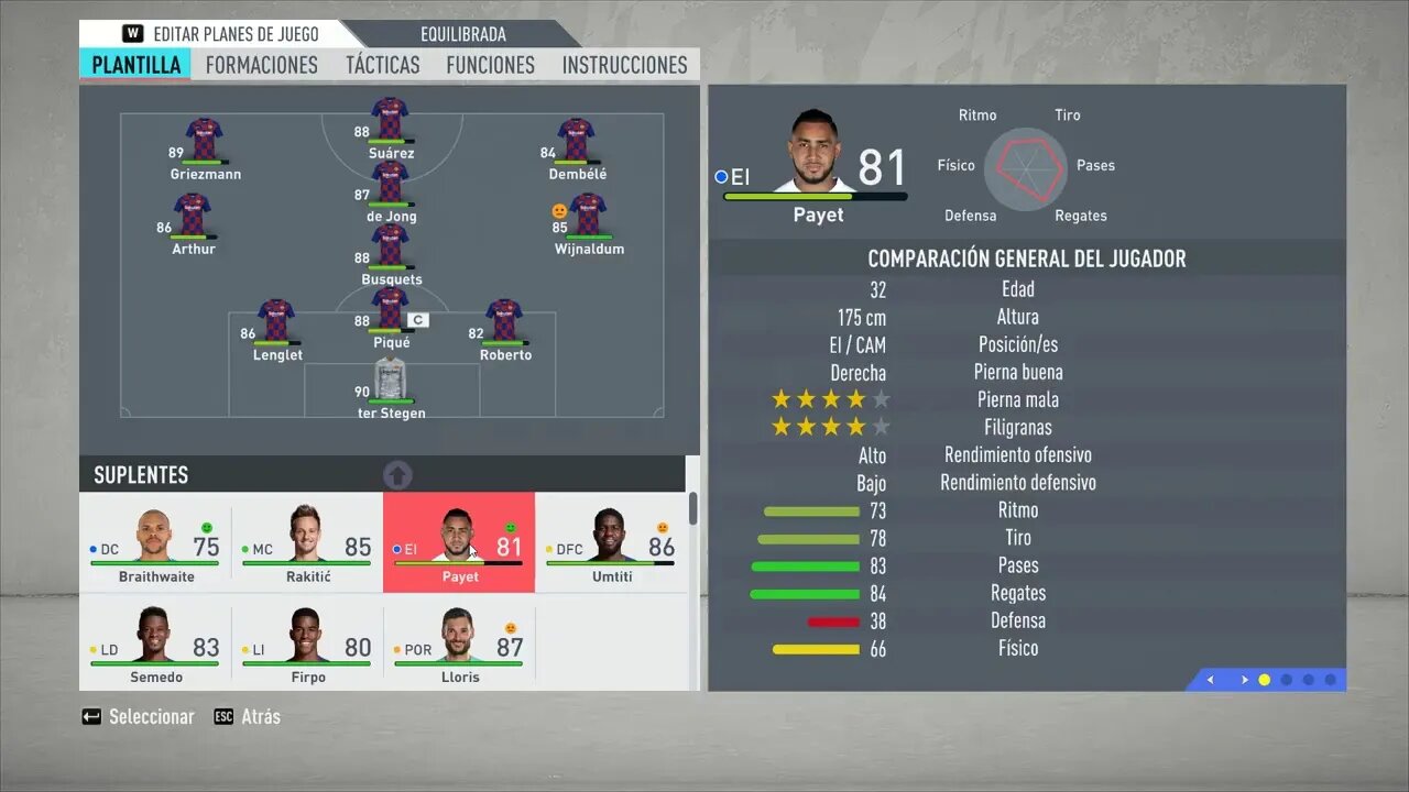 Let's Play FIFA 20 Managr's Career#14 Fnal Super Copa De Espena FC Barcelona vs Atletico de Madrid