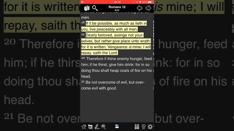 If it be possible, as much as lieth in you, live peaceably with all men.