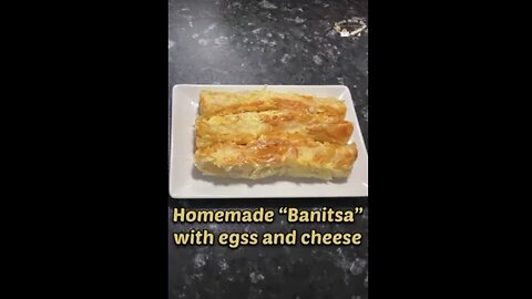 Homemade “Banitsa” with eggs and cheese 🧀