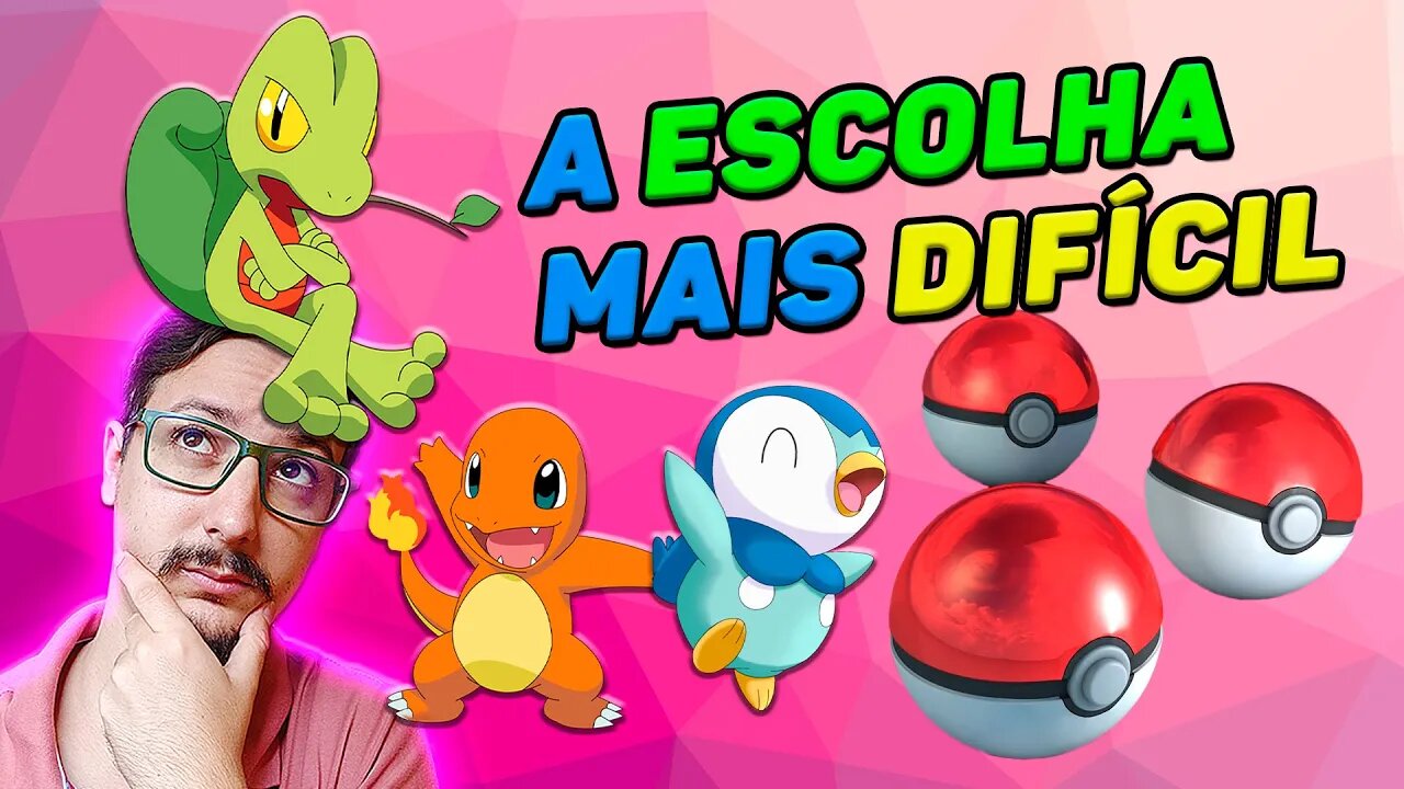 QUAIS AS ESCOLHAS DE INICIAIS DE TODAS AS GERAÇÕES? ESCOLHA SEU POKÉMON