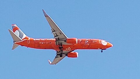 Boeing 737-800 PR-GTM vindo de Salvador para Fortaleza