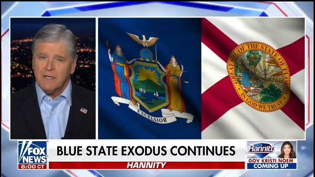 Hannity Announces Move From Blue New York to Red Florida