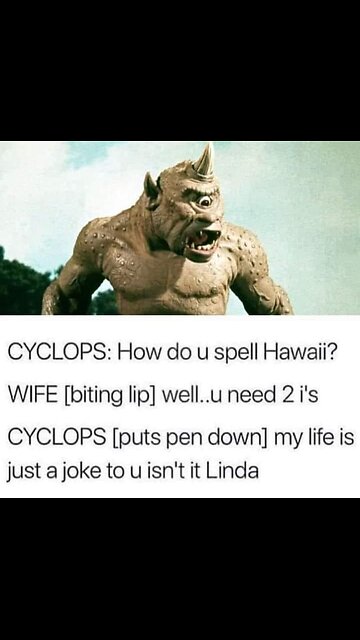 Cyclops #memes #silly #funny #greekmythology #greece #mythology #puns