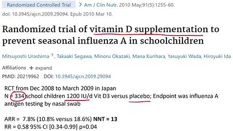 Importance of Vitamin D3 against RTI's and overall health - Professor Seheult - 12/10/2020