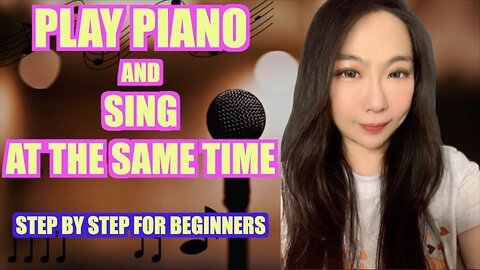 Reflection song play piano and sing tutorial