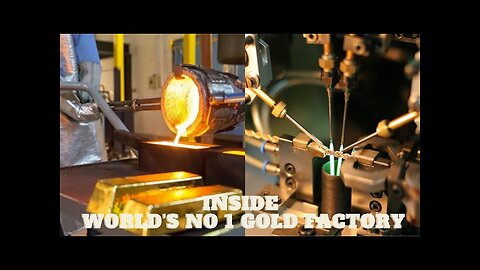 Inside Gold Factory: Making of 99% Pure Gold Bars – Manufacturing process & Production