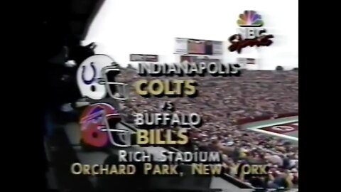 1990-09-09 Indianapolis Colts vs Buffalo Bills