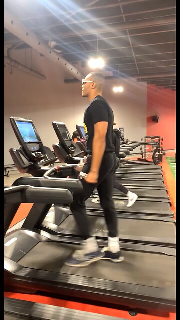 Walking In the gym