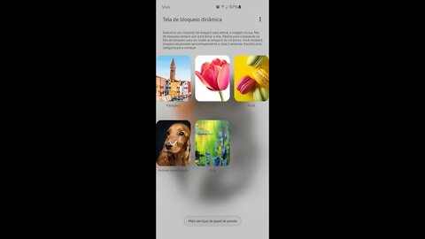 Como Remover Aviso Tela de Bloqueio Dinâmica Celular Samsung Tela com Flor Cachorro ao Digitar Senha