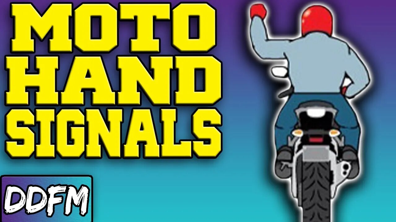 16 Motorcycle Group Riding Hand Signals