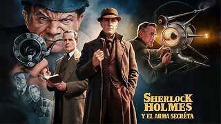 SHERLOCK HOLMES Y EL ARMA SECRETA (1942) Basil Rathbone y Nigel Bruce | Terror | Blanco y negro