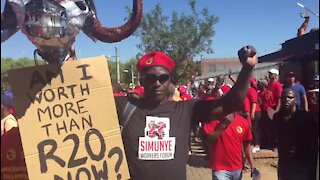 WRAP: Vavi threatens two-day strike should government not heed demands (msr)