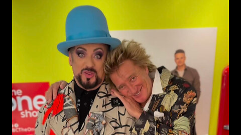 June 13, 2023 - Rod Stewart & Boy George Prepare for U.K. Summer Tour