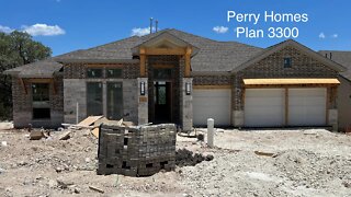 Perry Homes, Plan 3300, August 2022 completion, Johnson Ranch, Bulverde Tx