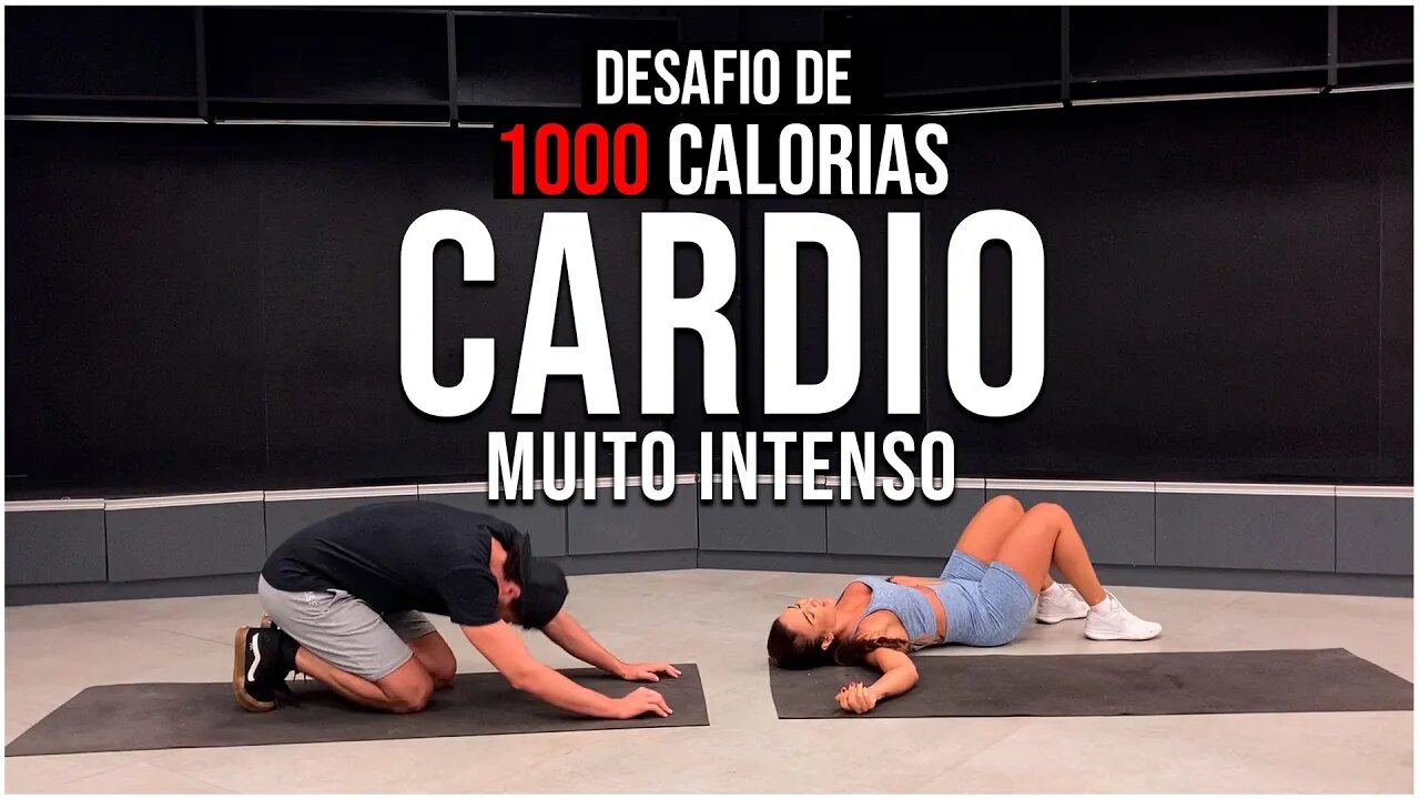 50 Min de CARDIO para Emagrecer | DESAFIO | Queime 1000 Calorias | Em Casa | Sem Equipamento