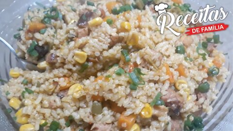 ARROZ CREMOSO 5 MINUTOS NA PRESSÃO | RECEITAS DE FAMÍLIA