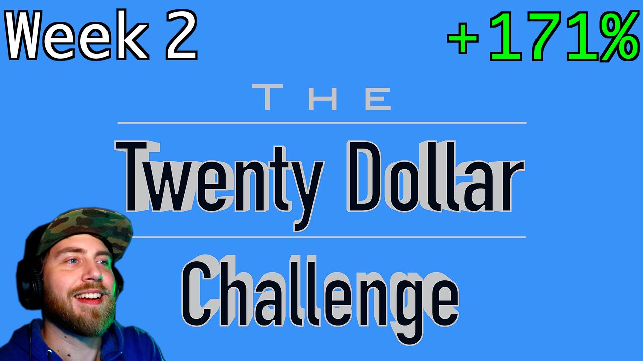 The Twenty Dollar Challenge | How To Grow A Small Account Trading SPY Options | Week 2 Recap