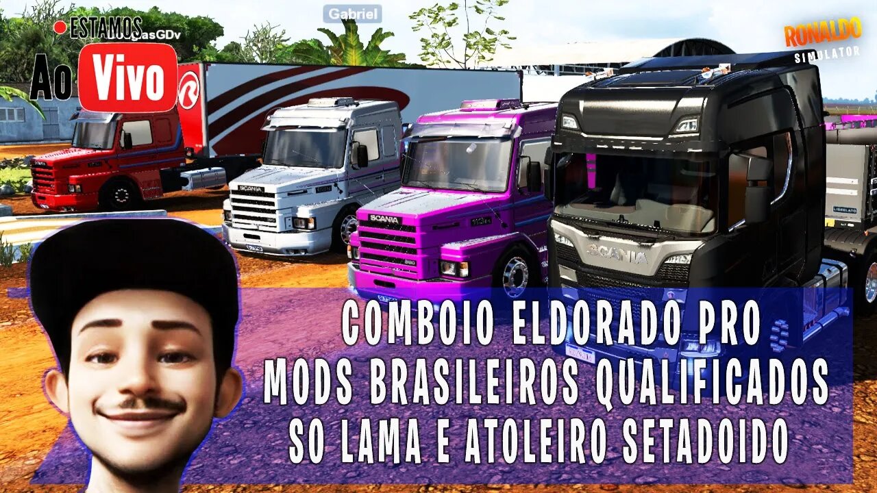 COMBOIO COM MODS BRASILEIROS MAPA ELDORADO PRO NO ETS2 1.42 BETA