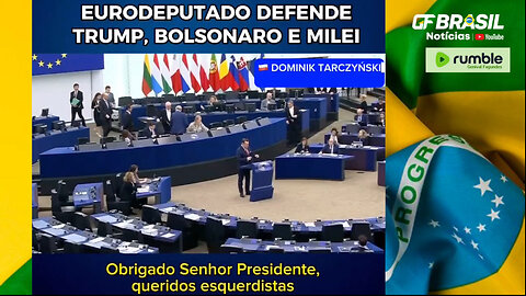 Euro deputado da Polônia, critica esquerda e cita Trump, Bolsonaro e Milei como líderes de direita!