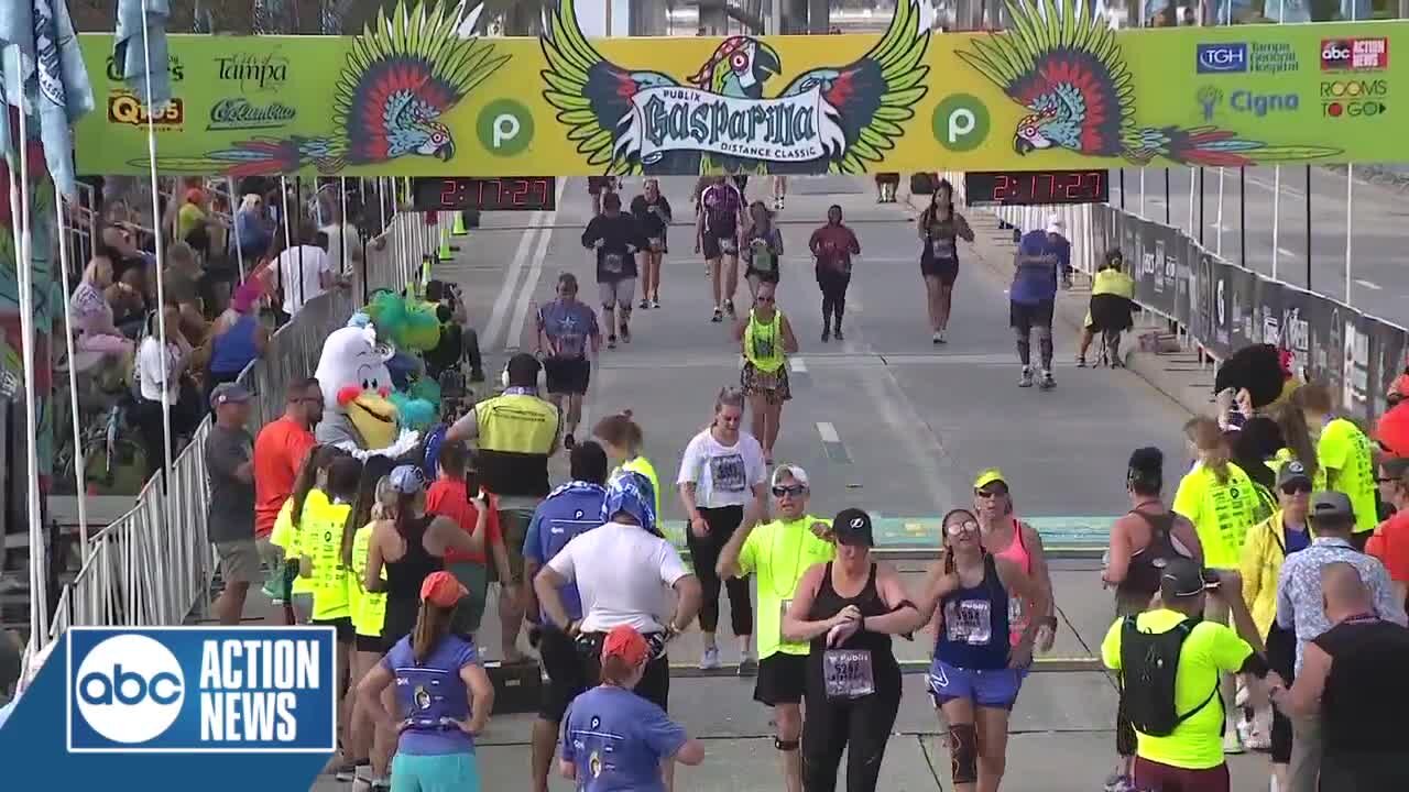 2:15 – 2:20 Saturday | Publix Gasparilla Distance Classic Finish Line