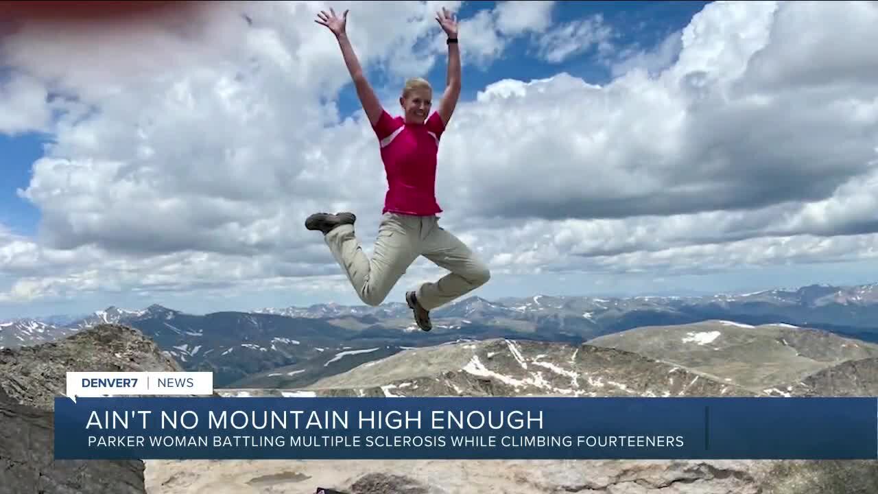 Woman with multiple sclerosis hikes all 58 of Colorado's 14ers