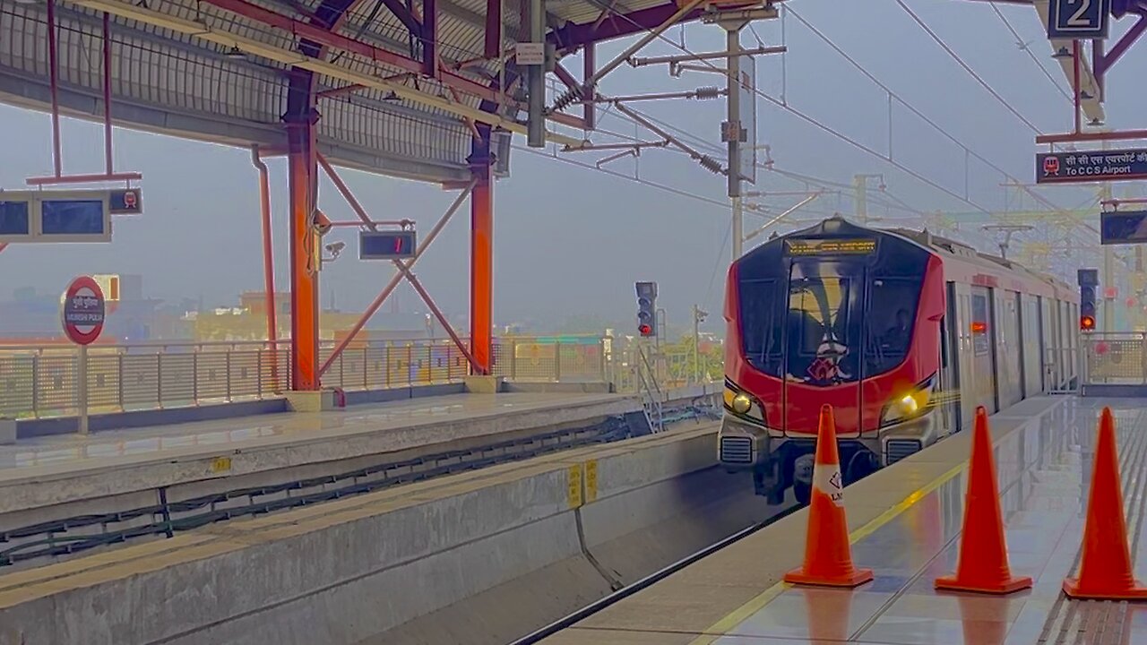 Lucknow Metro Me Aapka Swagat Hai | Munshipulia Metro Station Lucknow