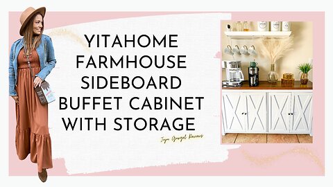 YITAHOME Farmhouse Sideboard Buffet Cabinet with Storage review