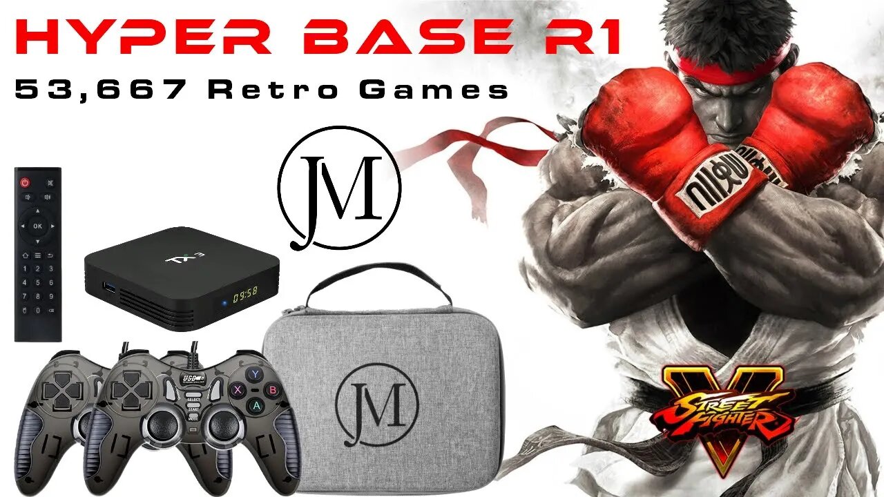 JMachen Hyper Base R1 Retro Gaming Console - 51,667 Retro Games