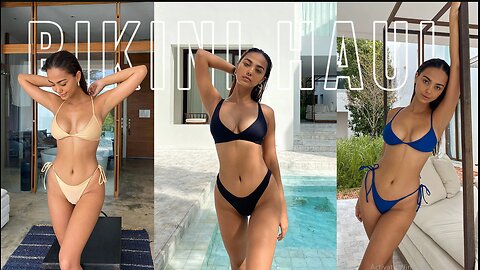 Micro Bikini Try On Haul - Swimsuit Bikini 2024 | Women's Clothing