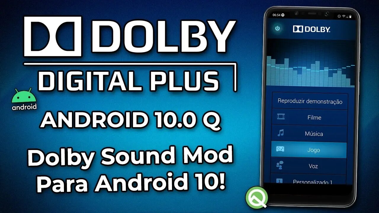 COMO INSTALAR O DOLBY SOUND MOD NO ANDROID 10 Q! | Dolby Digital Plus/Dolby Atmos para Android 10