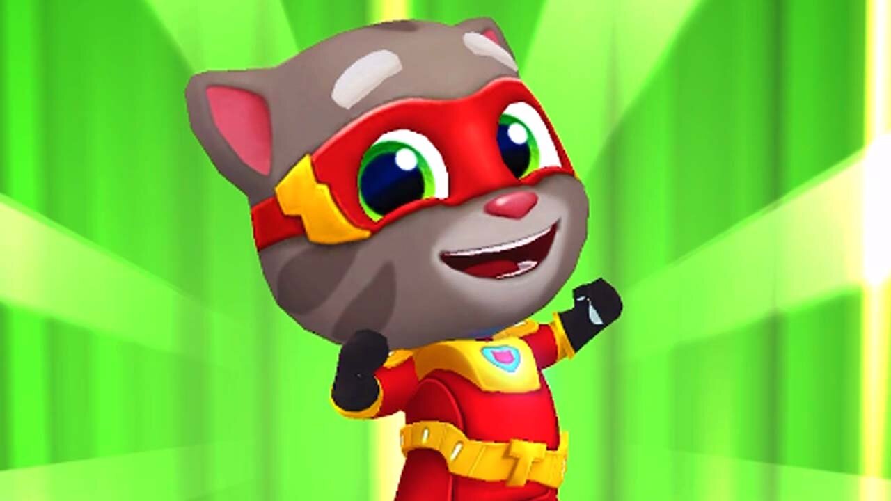 TALKING TOM HERO DASH Gameplay Walkthrough Part 1 - No Commentary (FULL GAME)