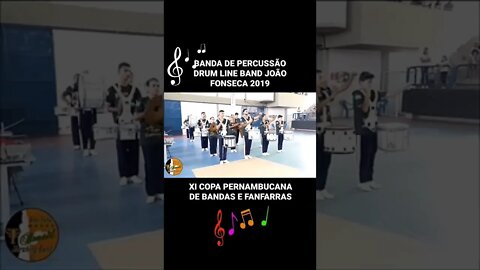 BANDA DE PERCUSSÃO DRUM LINE BAND JOÃO FONSECA 2019 - #shorts