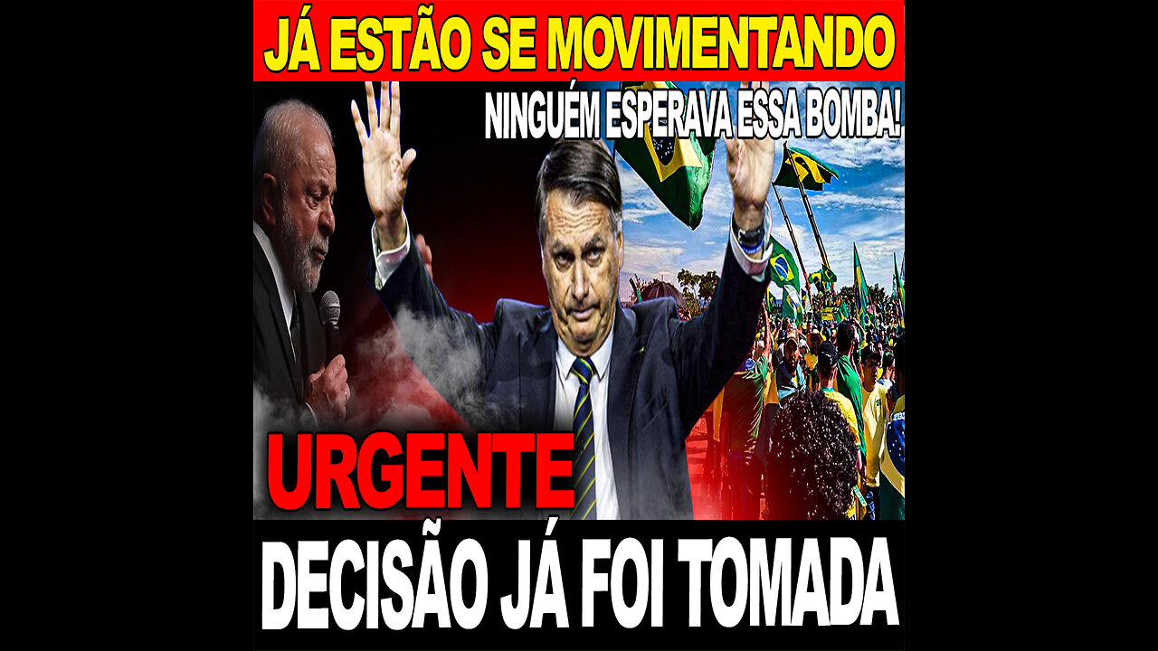 URGENTE !! DECISÃO TOMADA... ESQUERDA SE DESESPERA !!! A DIREITA JÁ ESTÁ EM AÇÃO !!