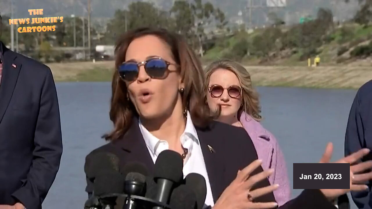 VP Kamala chops up a fresh word salad: "Climate crisis.. produces a lot of water and.. produces drought."