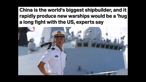 The speed of shipbuilding in the US can’t catch up with China