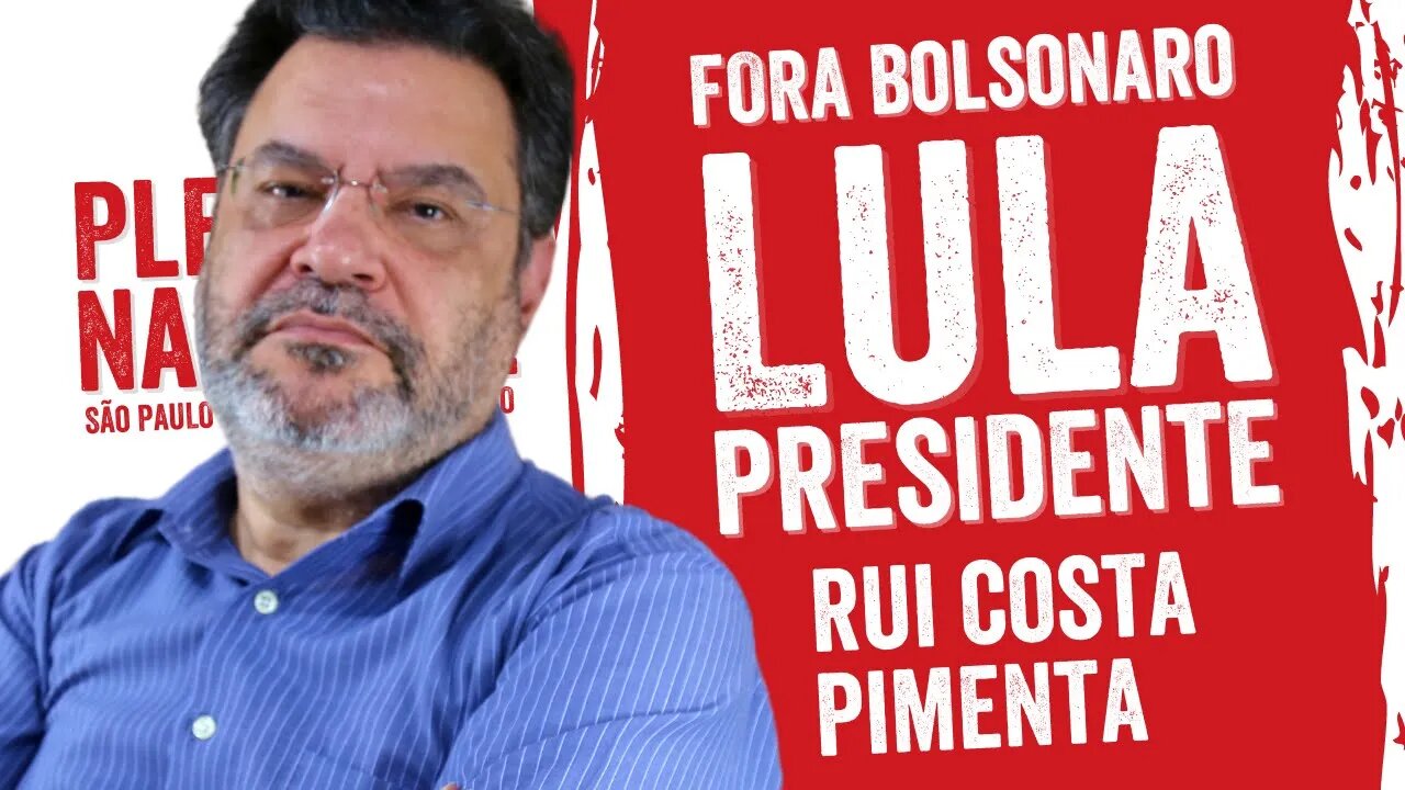 Rui Costa Pimenta faz o Informe Político na Plenária Nacional do Bloco Vermelho (06/11/21)