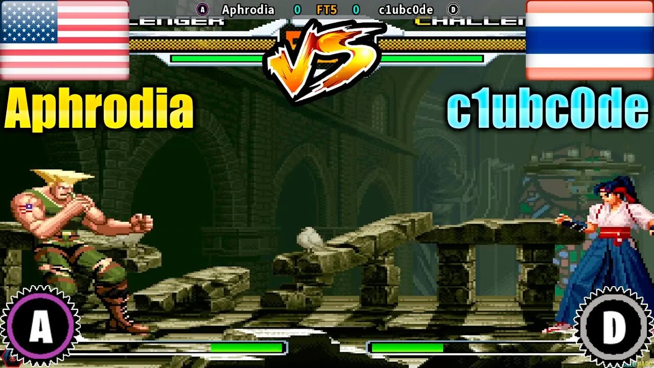 SNK vs. Capcom: SVC Chaos Super Plus (Aphrodia Vs. c1ubc0de) [U.S.A. Vs. Thailand]