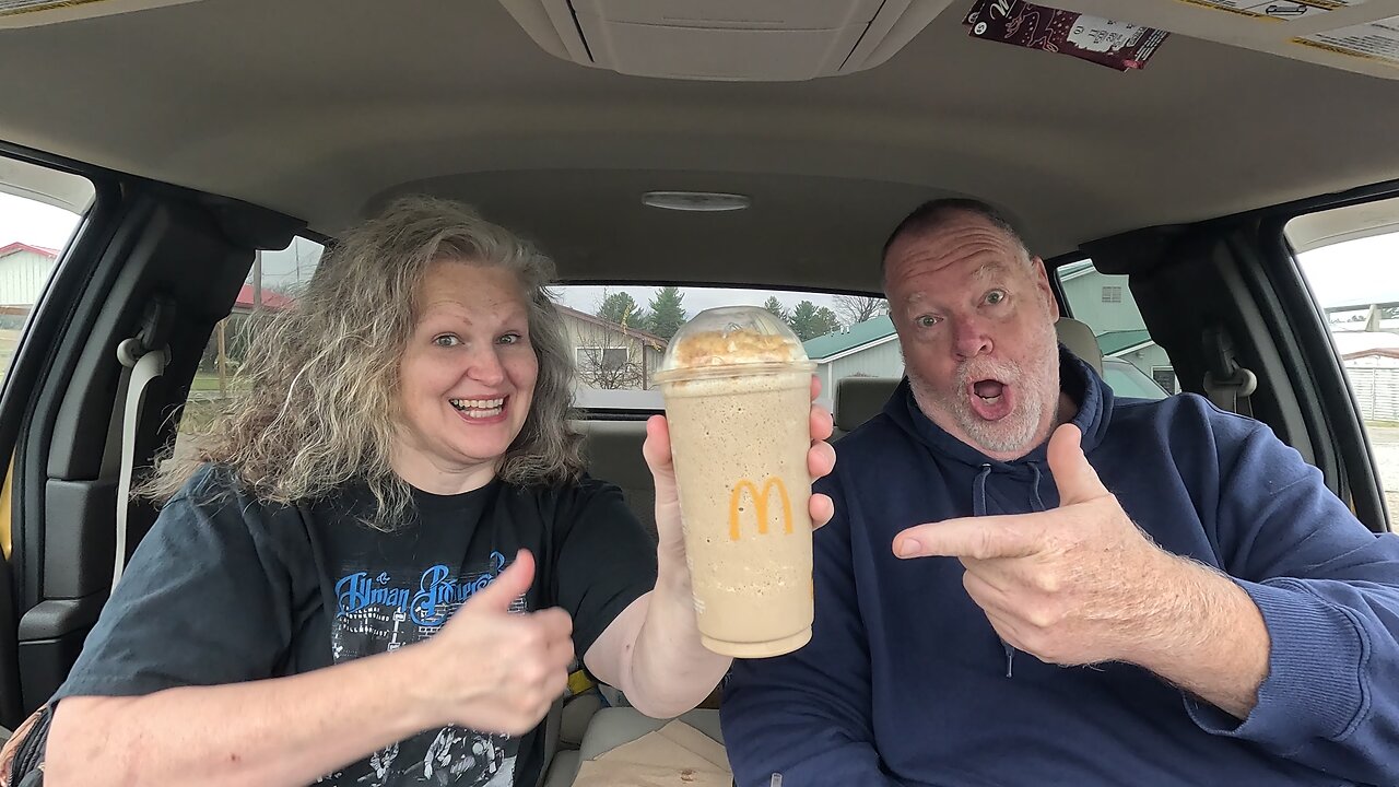 We Try And Review The McDonalds McCafe® Dulce De Leche Frappé, A Limited Time Menu Item