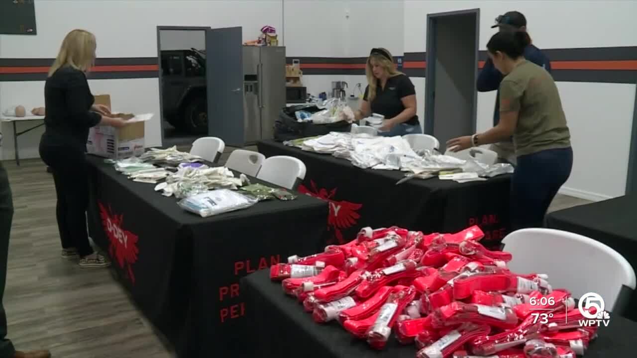 Martin County business sends medical supply kits to Ukraine