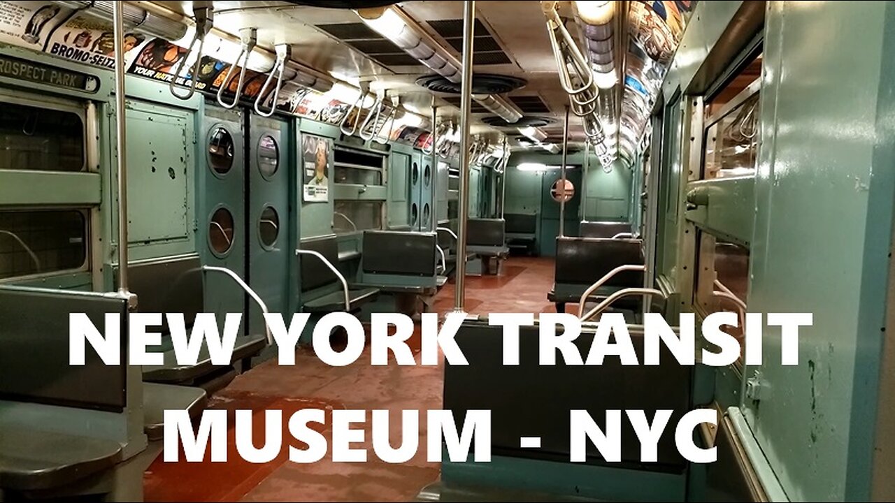 Our quick 20 minute visit to New York Transit Museum in NYC #trainadventure