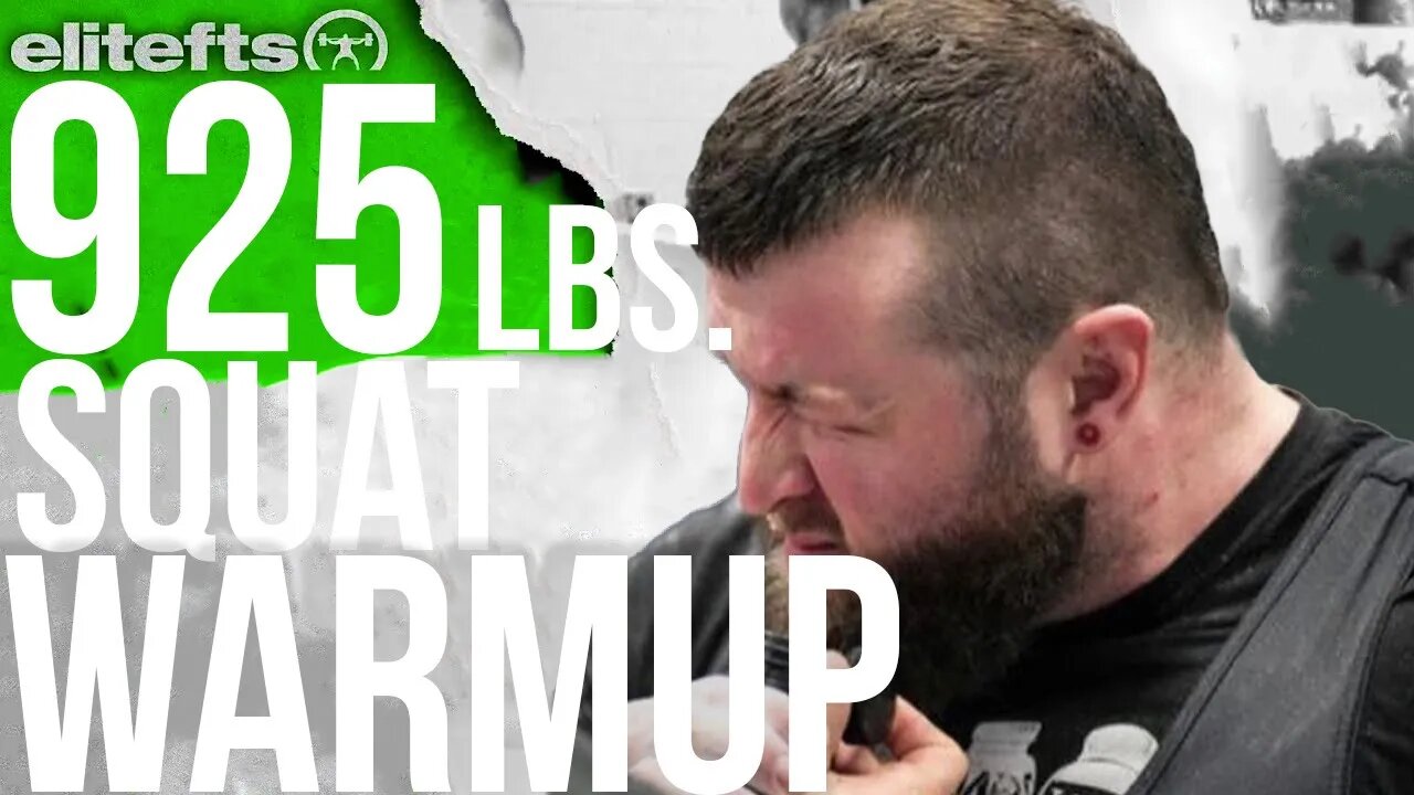 Shane Haller's 925 Pound Squat Warm-Up | Mobility 101