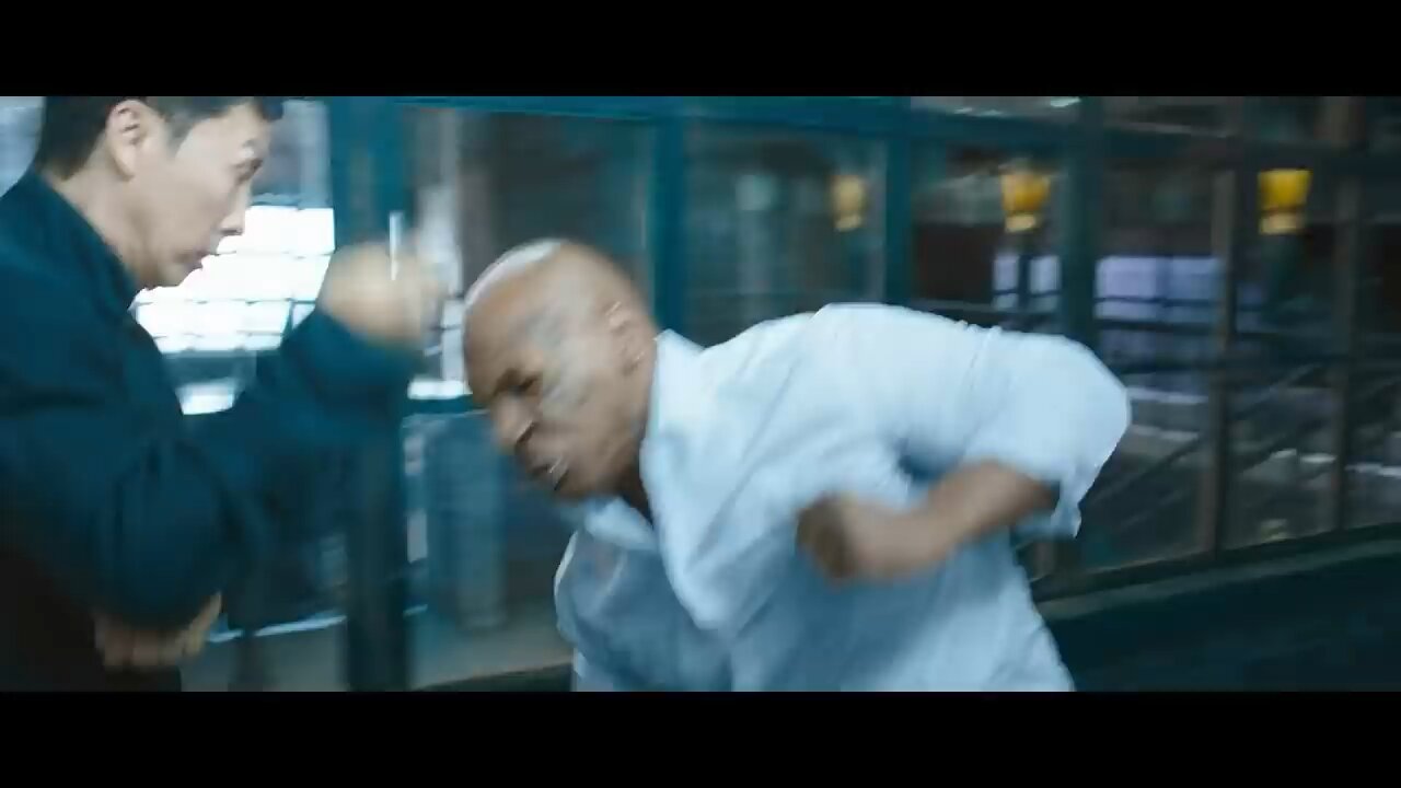 IP Man vs Mike Tyson in a three-minute fight in the movie IP MAN 3 (2015)