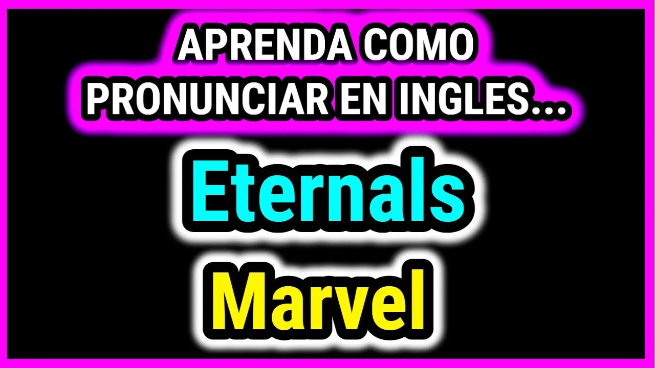 Marvel Official | Eternals | Como hablar cantar con pronunciacion en ingles nativo español