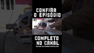 Porta de metal REFORÇADA em container!