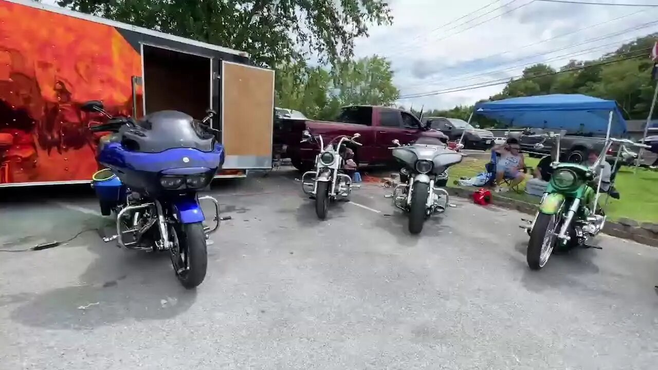 Bike Wash & Show live from JC Tennessee Sponsored by Tulips Grub n Pub#MAGA