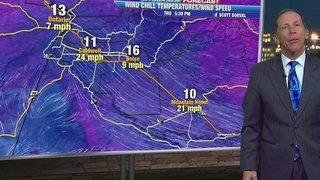 The cold temperatures will continue.