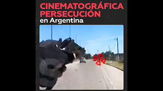 Persecución de película en Rosario termina con delincuente detenido