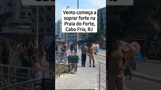 Cabo Frio, RJ [ Praia do Forte] Vento sudoeste #shorts