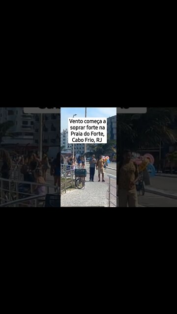 Cabo Frio, RJ [ Praia do Forte] Vento sudoeste #shorts