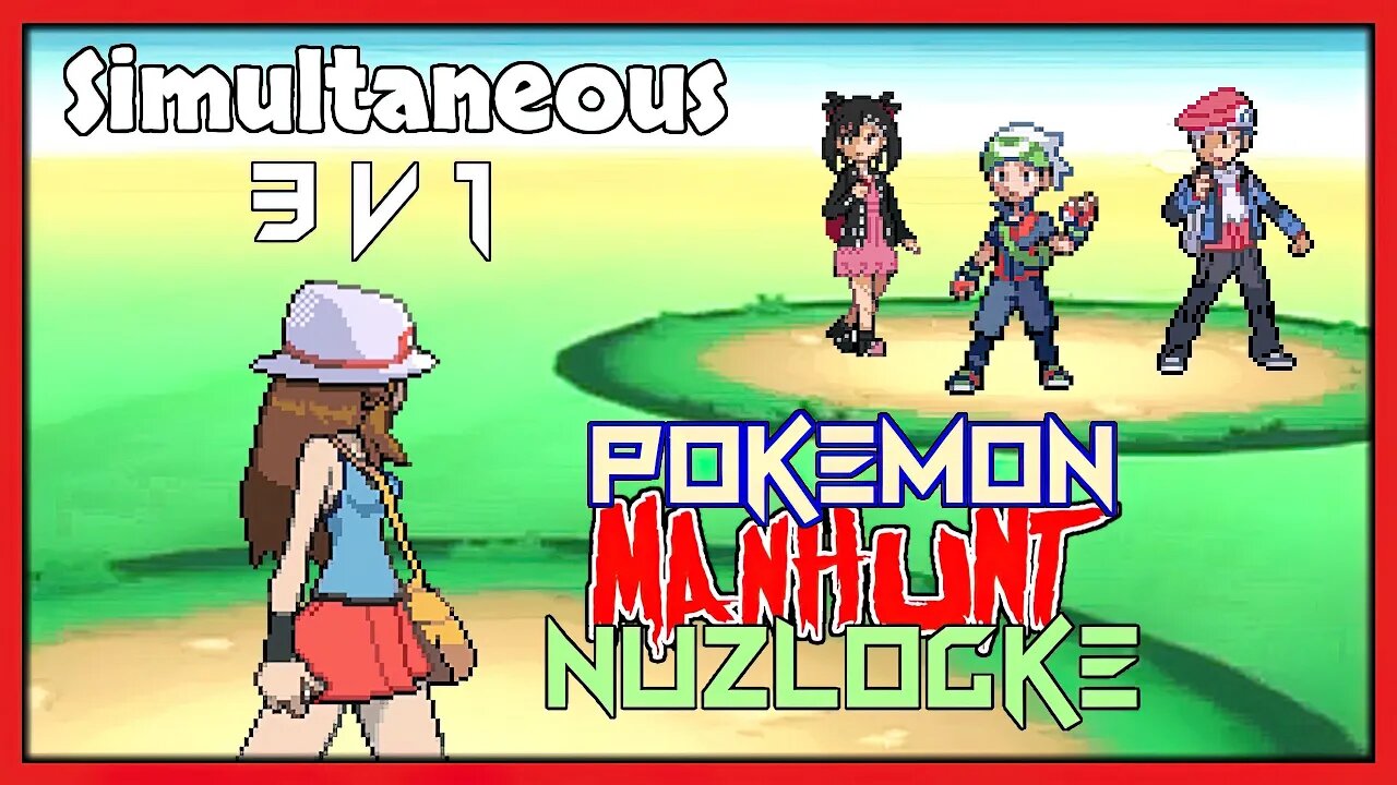 3 v 1 Pokemon Nuzlocke Manhunt